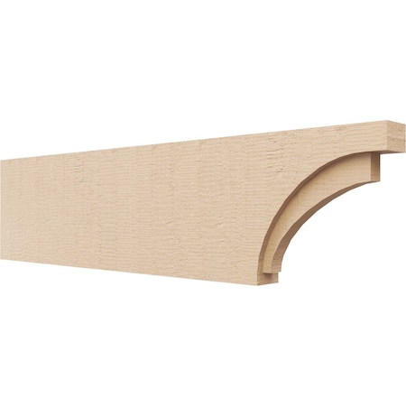 Ekena Millwork 2in. W x 8in. H x 32in. L Rivera Woodgrain TimberThane Rafter Tail, Primed Tan RFTUR02X08X32RIVRCPR